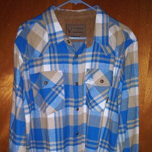 Legendary Stockyard, Western Long Sleeve Shirt, Size L,